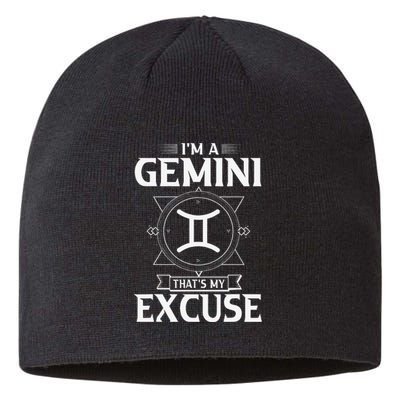 Funny Astrology May June birthday gifts Gemini Zodiac sign Sustainable Beanie