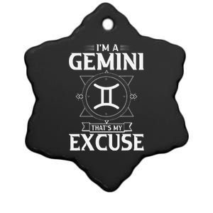 Funny Astrology May June birthday gifts Gemini Zodiac sign Ceramic Star Ornament