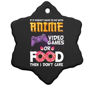 Funny Anime Merch Video Games Or Food Anime Gift Ceramic Star Ornament