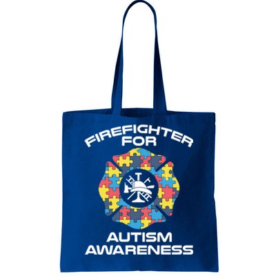 Firefighter Autism Meaningful Gift Best Firefighters Design Meaningful Gift Tote Bag