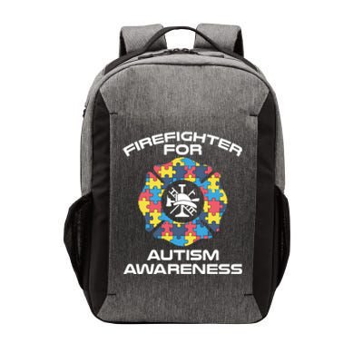 Firefighter Autism Meaningful Gift Best Firefighters Design Meaningful Gift Vector Backpack