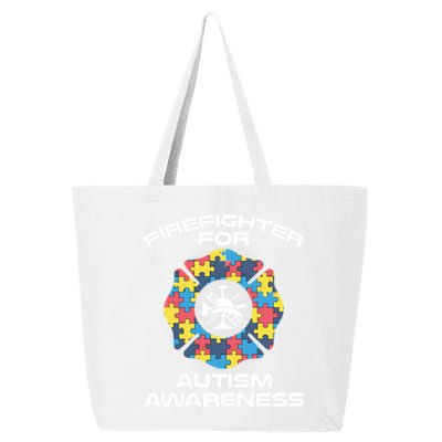 Firefighter Autism Meaningful Gift Best Firefighters Design Meaningful Gift 25L Jumbo Tote