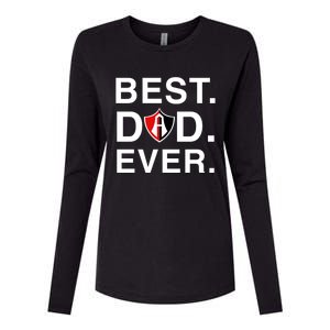 FC Atlas Mexico Best Dad Ever Football Club Orgullo Mexicano Womens Cotton Relaxed Long Sleeve T-Shirt