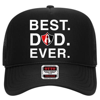 FC Atlas Mexico Best Dad Ever Football Club Orgullo Mexicano High Crown Mesh Back Trucker Hat