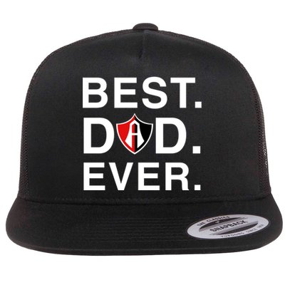 FC Atlas Mexico Best Dad Ever Football Club Orgullo Mexicano Flat Bill Trucker Hat