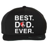 FC Atlas Mexico Best Dad Ever Football Club Orgullo Mexicano Wool Snapback Cap