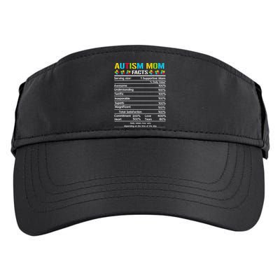 Funny Autism Mom Facts Proud Mom Autisms Gift Adult Drive Performance Visor