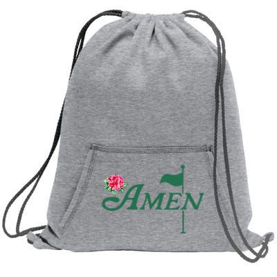 Funny Amen Master Golf Azalea Tournament Pink Golfing Girl Flower Sweatshirt Cinch Pack Bag