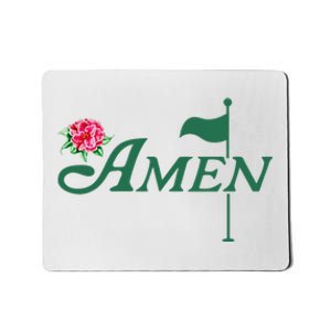 Funny Amen Master Golf Azalea Tournament Pink Golfing Girl Flower Mousepad