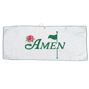 Funny Amen Master Golf Azalea Tournament Pink Golfing Girl Flower Large Microfiber Waffle Golf Towel