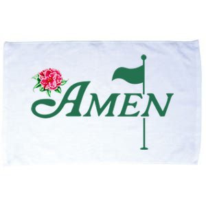 Funny Amen Master Golf Azalea Tournament Pink Golfing Girl Flower Microfiber Hand Towel