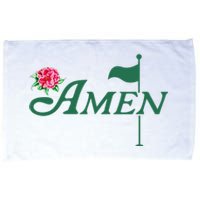 Funny Amen Master Golf Azalea Tournament Pink Golfing Girl Flower Microfiber Hand Towel