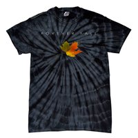 Fall Autumn Minimalist Fall Themed Stylish Tie-Dye T-Shirt