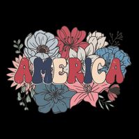 Floral American Mama Retro Mama Impact Tech Backpack