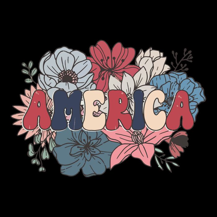 Floral American Mama Retro Mama Impact Tech Backpack