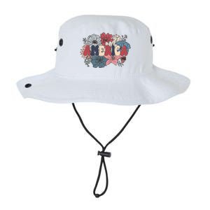 Floral American Mama Retro Mama Legacy Cool Fit Booney Bucket Hat