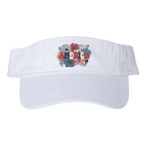 Floral American Mama Retro Mama Valucap Bio-Washed Visor