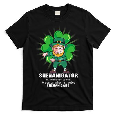 Flossing Shenanigator Definition Saint Patricks Day Men Boys  T-Shirt
