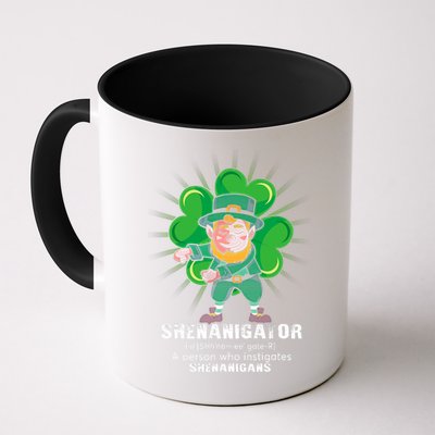 Flossing Shenanigator Definition Saint Patricks Day Men Boys  Mug