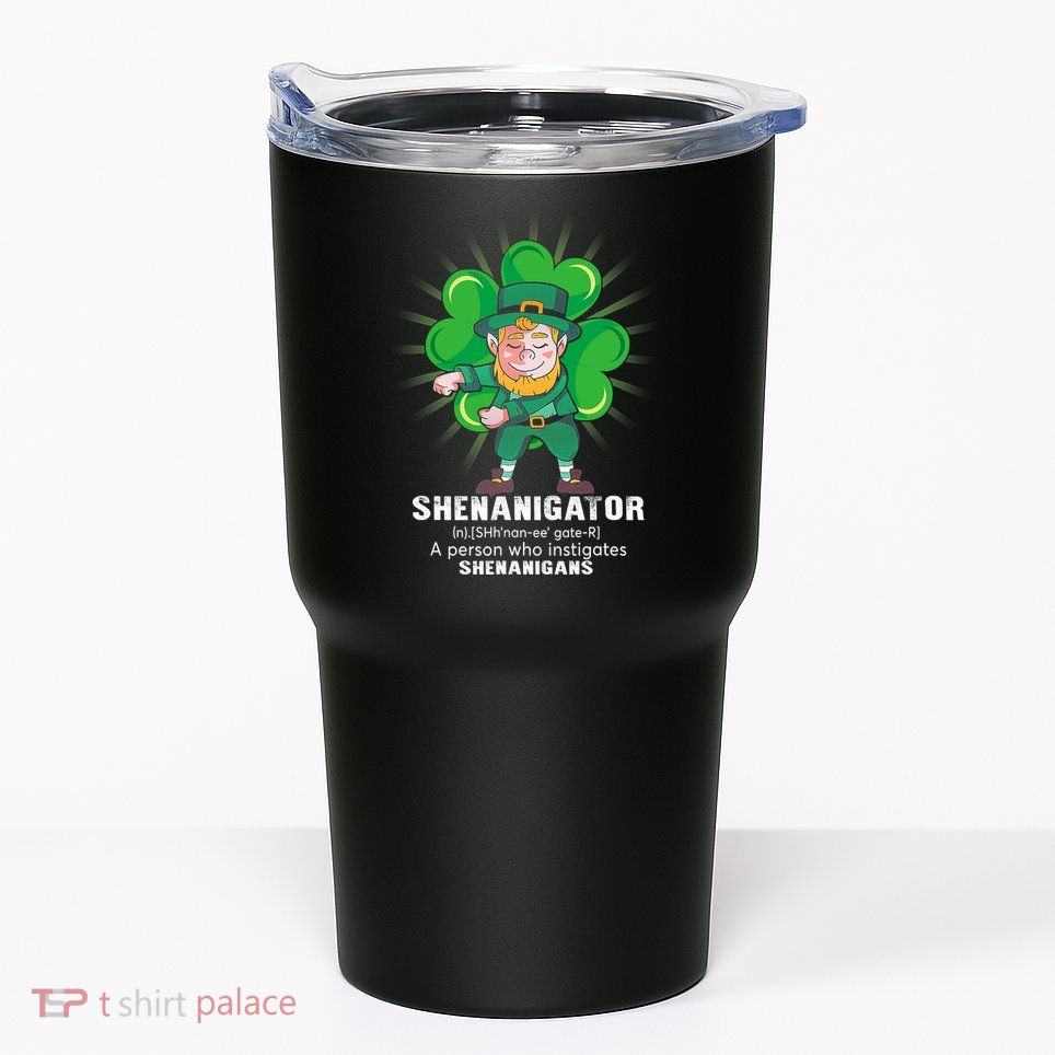Flossing Shenanigator Definition Saint Patricks Day Men Boys  Tumbler