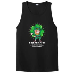 Flossing Shenanigator Definition Saint Patricks Day Men Boys  PosiCharge Competitor Tank