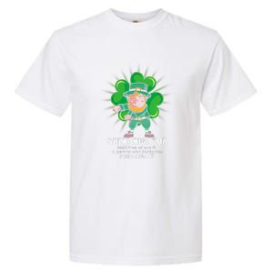 Flossing Shenanigator Definition Saint Patricks Day Men Boys  Garment-Dyed Heavyweight T-Shirt