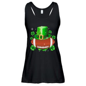 Football Leprechaun Lucky Shamrock St Patrick Day Men Boys  Ladies Essential Flowy Tank