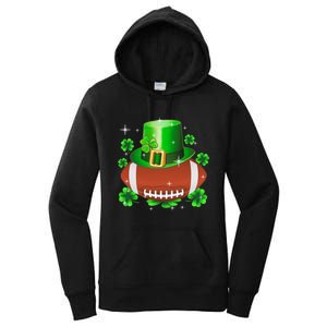 Football Leprechaun Lucky Shamrock St Patrick Day Men Boys  Women's Pullover Hoodie