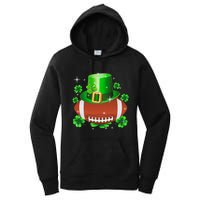 Football Leprechaun Lucky Shamrock St Patrick Day Men Boys  Women's Pullover Hoodie