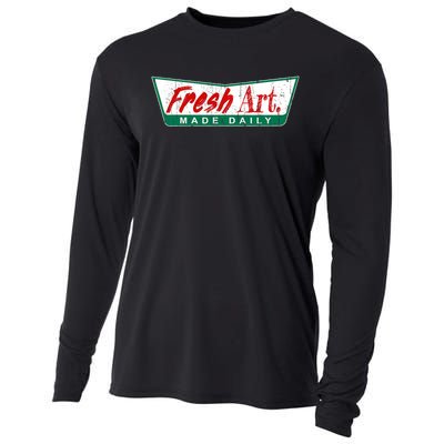 Fresh Art Made Daily! Cooling Performance Long Sleeve Crew