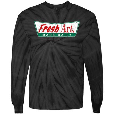 Fresh Art Made Daily! Tie-Dye Long Sleeve Shirt