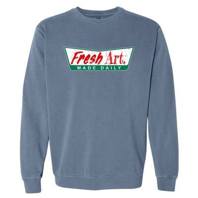 Fresh Art Made Daily! Garment-Dyed Sweatshirt