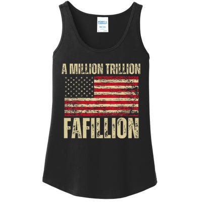 Funny A Million Trillion Fafillion Anti Biden Debate 2024 Ladies Essential Tank