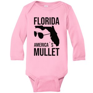 Florida America´s Mullet West Coast Baby Long Sleeve Bodysuit