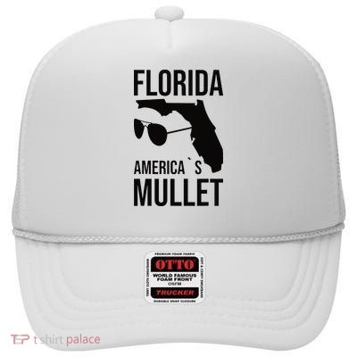 Florida America´s Mullet West Coast High Crown Mesh Back Trucker Hat