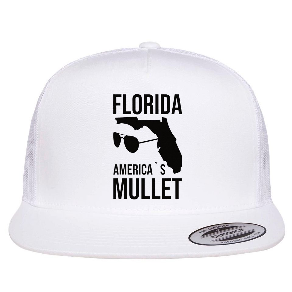 Florida America´s Mullet West Coast Flat Bill Trucker Hat