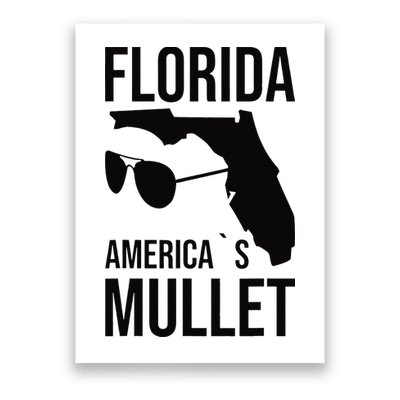 Florida America´s Mullet West Coast Poster
