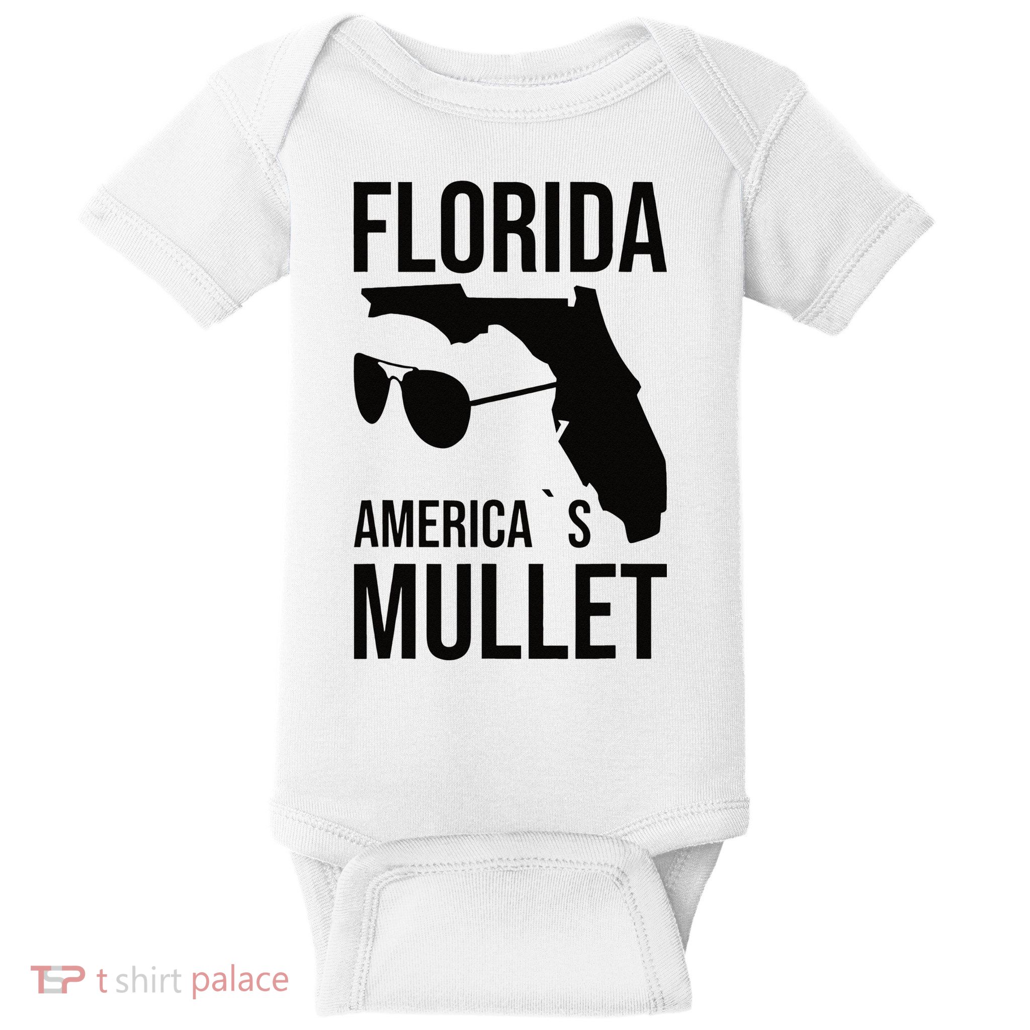 Florida America´s Mullet West Coast Baby Bodysuit