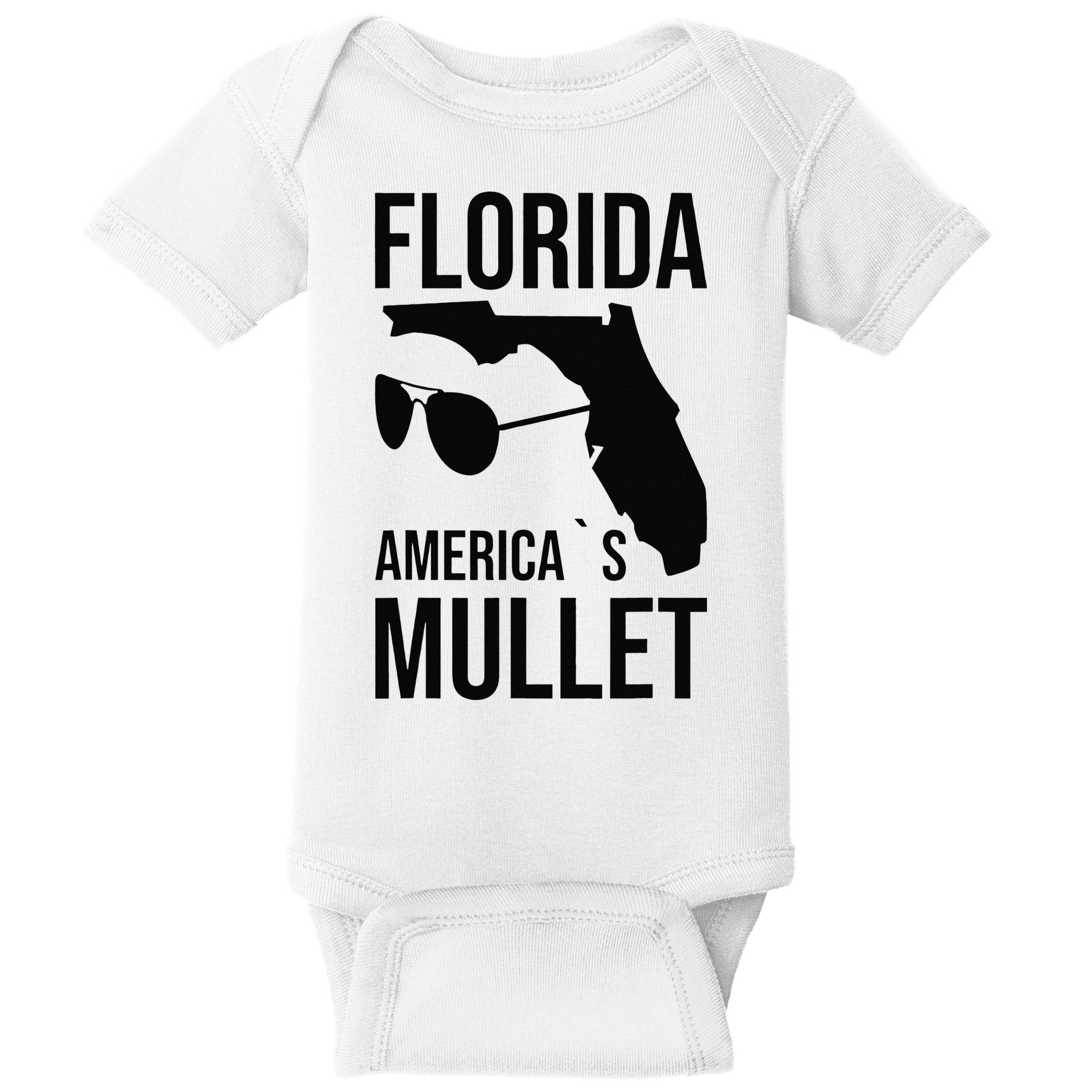 Florida America´s Mullet West Coast Baby Bodysuit