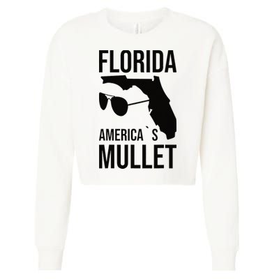Florida America´s Mullet West Coast Cropped Pullover Crew