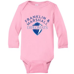 Franklin And Marshall College Diplomats Baby Long Sleeve Bodysuit