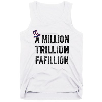 Funny A Million Trillion Fafillion Anti Biden Debate 2024 Tank Top