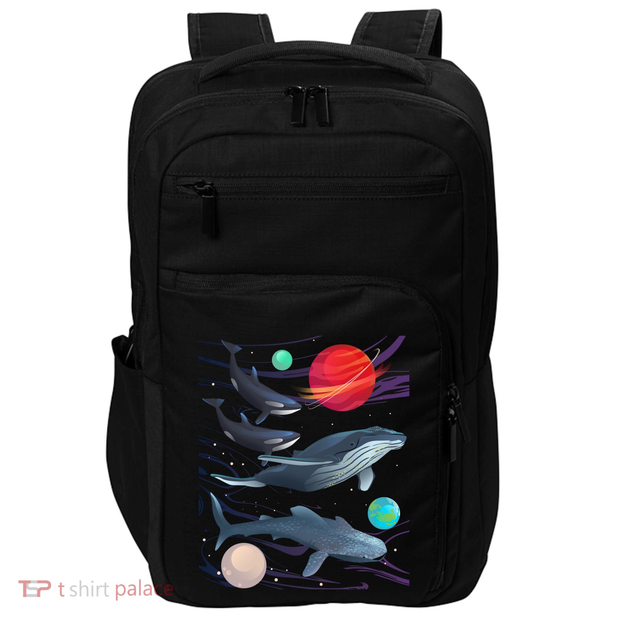 Funny Astronomy Marine Biology Marine Life Lover Funny Gift Impact Tech Backpack
