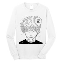 Funny Anime Meme Nah Id Win Reference Gojo Long Sleeve Shirt