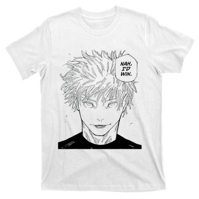 Funny Anime Meme Nah Id Win Reference Gojo T-Shirt