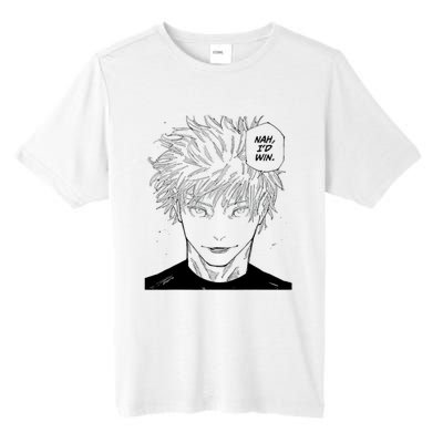 Funny Anime Meme Nah Id Win Reference Gojo Tall Fusion ChromaSoft Performance T-Shirt