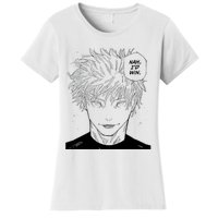 Funny Anime Meme Nah Id Win Reference Gojo Women's T-Shirt