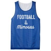 Football And Mimosas Gift Game Day Sunday Mom Wife Sports Gift Mesh Reversible Basketball Jersey Tank