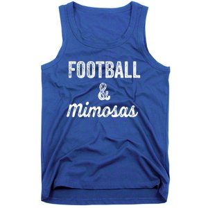 Football And Mimosas Gift Game Day Sunday Mom Wife Sports Gift Tank Top