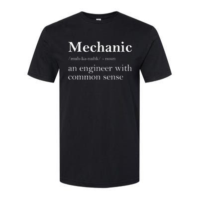 Funny Auto Mechanic Definition Bike Truck Car Garage Guy Softstyle® CVC T-Shirt